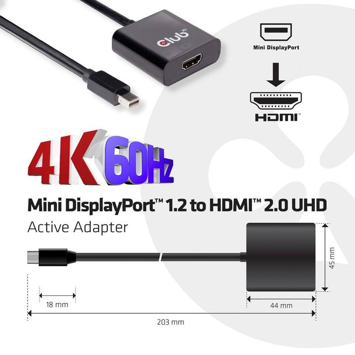 Produktbild Club 3D MiniDisplayPort zu (HDMI, 20.30 cm)