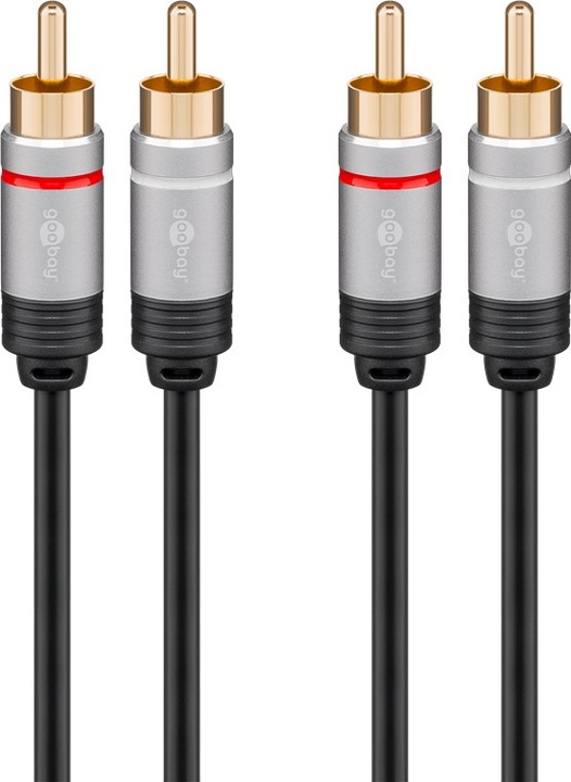 Produktbild Goobay 2 x Cinch – 2 x Cinch (3 m, Cinch)