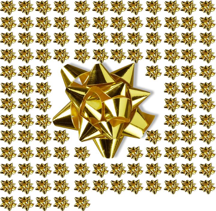 Actual product image Relaxdays Gift Wrapping Bows Set of 100 (Gift ribbon, 100 x)
