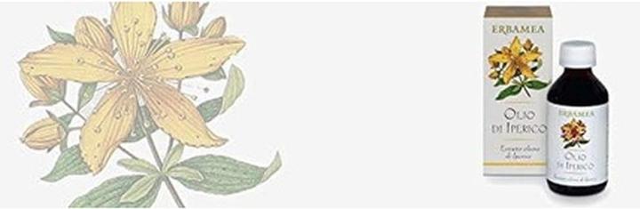 Erbamea Oil St. John's Wort 100ml Soothing for Sunburn and Rashes (Körperöl, 100 ml)