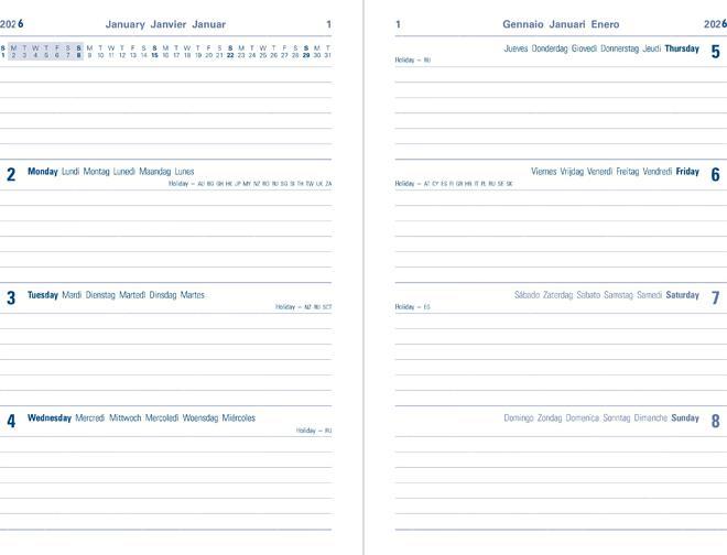 Image du produit Letts Agenda Celebrate (A5)