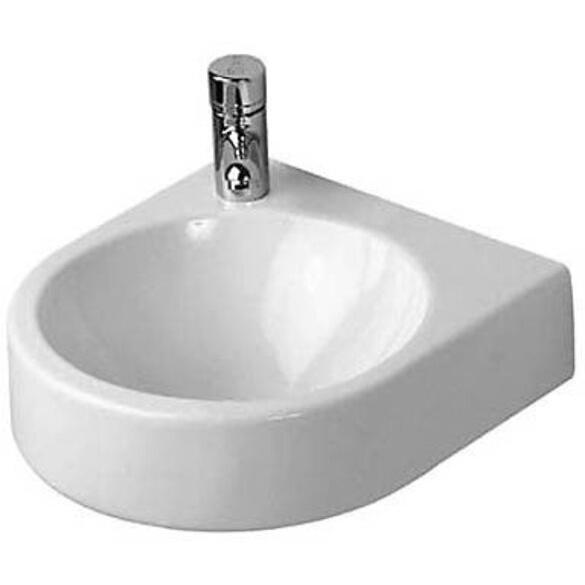 Duravit, Waschbecken, Handwaschbecken ARCHITEC o ÜL m HLB 360x380mm HL-Vorstich weiss (380 mm, 360 mm)