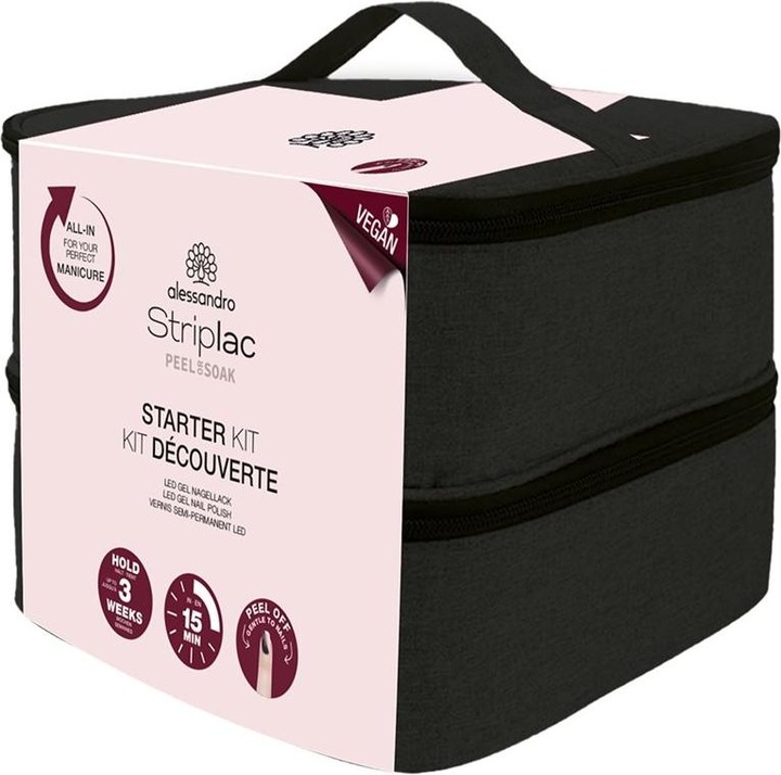 Actual product image Alessandro Striplac Starter Kit In Case (UV gel varnish)