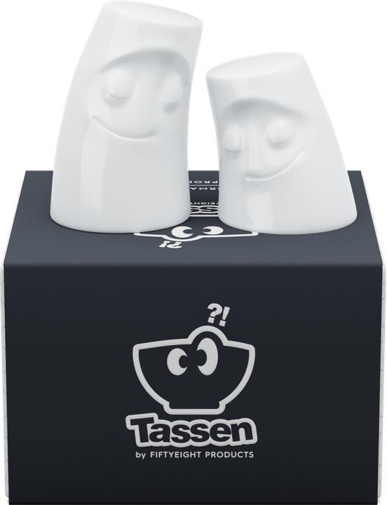 Actual product image 58 Products Fiftyeight Seasoning Cuddles Set - Cuddly & Cuddly - Salt + Pepper Shakers (Pepper, Salt)