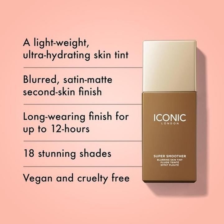 Produktbild Iconic London Super Smoother Blurring Skin Tint Leichte bis mittlere Deckkraft
