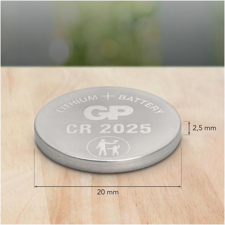 Produktbild GP Batteries Lithium Cell (5 Stk., CR2025, 160 mAh)