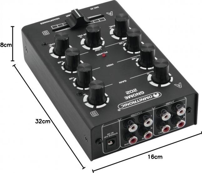 Actual product image Omnitronic DJ Mixer Gnome E-202