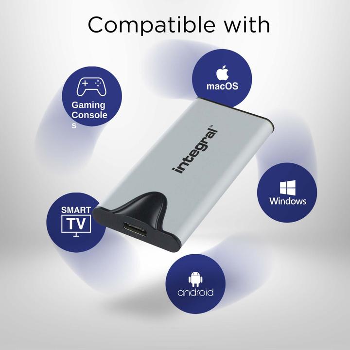 Actual product image 2tb Slimxpress Pro Portable SSD (2 TB)