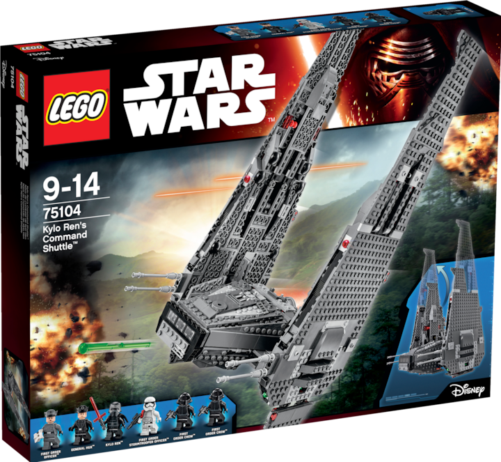 LEGO Kylo Ren’s Command Shuttle (75104, LEGO Star Wars)
