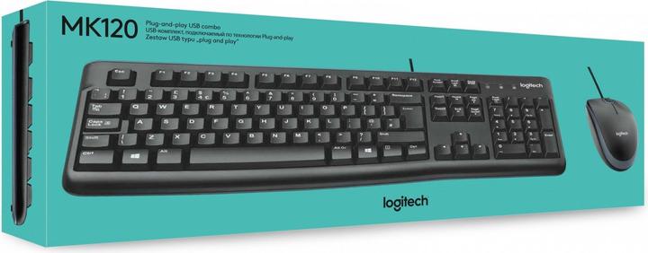 Image du produit Logitech MK120 (ING. Int., Filaire)