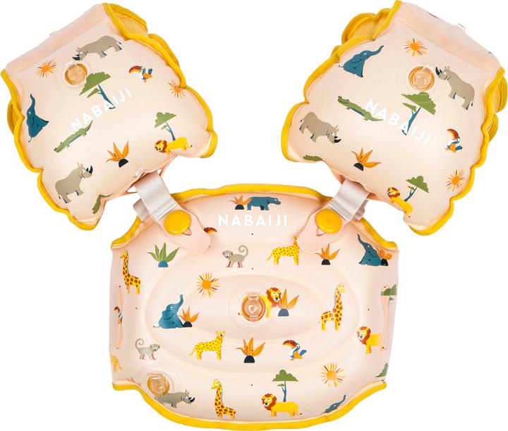 Image du produit Nabaiji Kids progressive pool bracelets - Tiswim print savanna beige