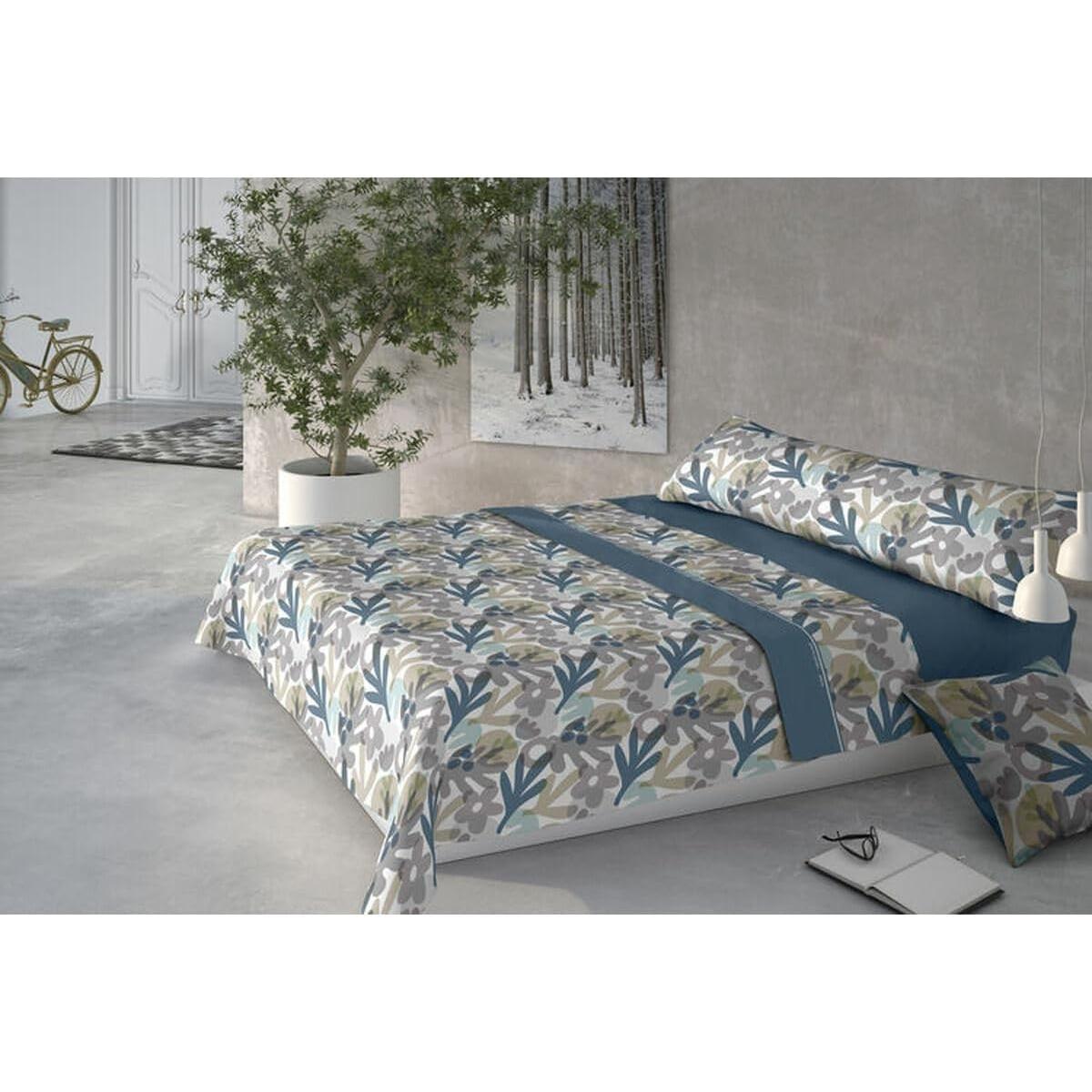 Pierre Cardin, Biancheria da letto, Bettwäsche-Set CORALINA LILI Blau Double size (Set biancheria da letto, 210 x 270 cm)
