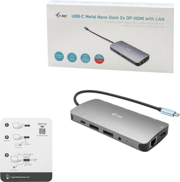 Actual product image i-tec Nano (USB-C, 2 Ports)