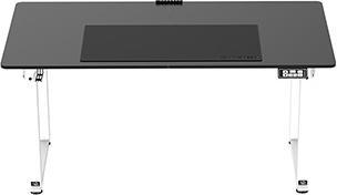 Actual product image Ultradesk UPLIFT Arbeitstisch mit elektrisch verstellbarer Höhe mit XXL-Mauspad 160X75 cm, schwarz