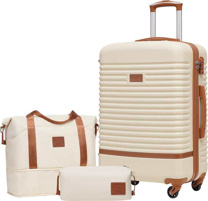 Actual product image Coolife Hartschalen-Trolley Koffer-Set