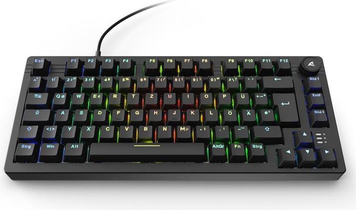 Produktbild Sharkoon SGK25 black (DE, Kabelgebunden)