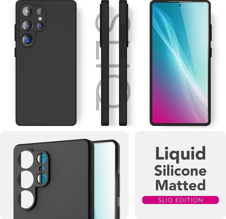 Produktbild Nalia Phoenix - Abwischbare Flüssigsilikon Hülle - Easy Clean Liquid Silicone Cover (Samsung Galaxy S25 Ultra)