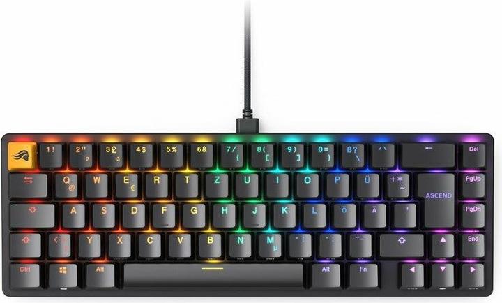 Glorious PC Gaming Race GMMK 2 Kompakttastatur – Fox Switches, DE-Layout, Schwarz (DE, Kabelgebunden)
