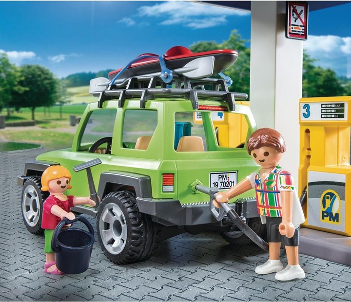 Produktbild Playmobil Grosse Tankstelle (70201, Playmobil City Life)