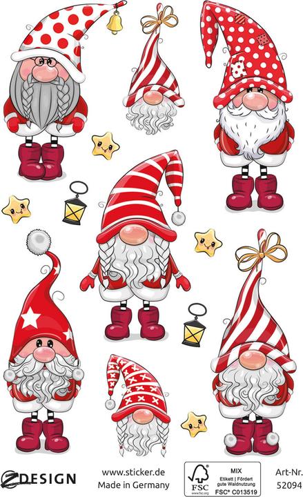 Produktbild Z-Design Weihnachtssticker (21 Sticker)