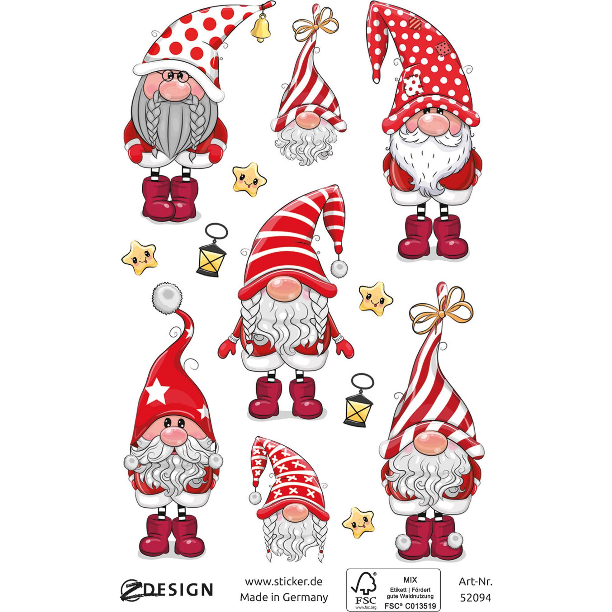 Thumbnail - Z-Design, Sticker, Weihnachtssticker