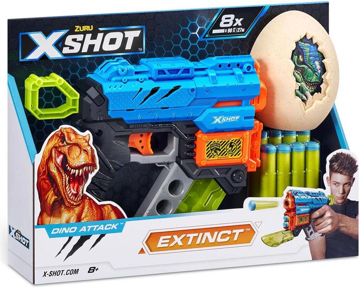 Actual product image Xshot X-Shot Dino Attack Extinct with 8 Darts