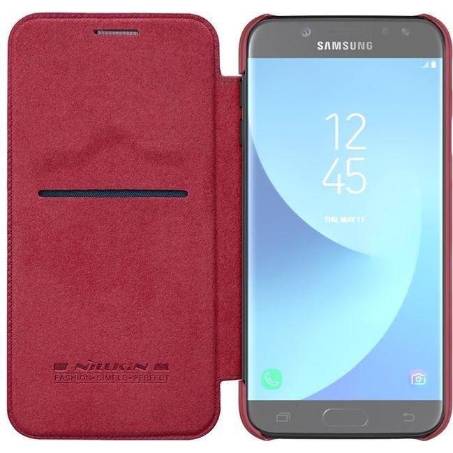 Thumbnail - Nillkin Qin Series (Samsung Galaxy A7 (2017)), Smartphone Hülle, Rot