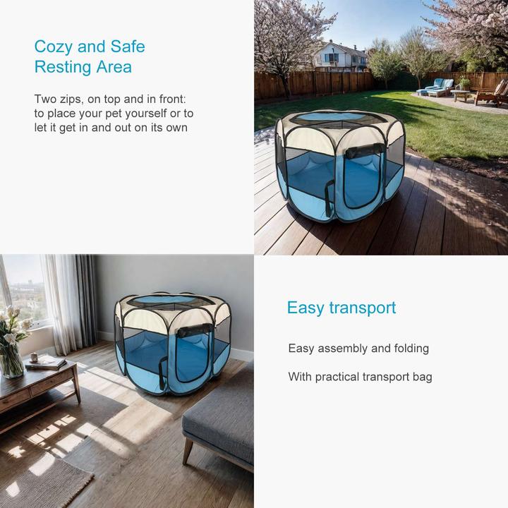 Actual product image Intirilife Pet Playpen Play Tent