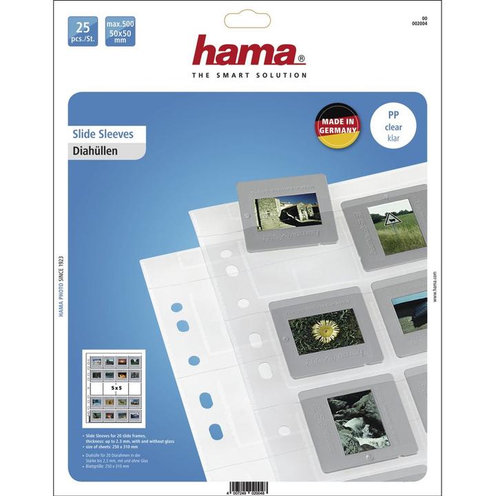 Produktbild Hama Dia-Hüllen Format 5x5cm 25 Stück (31 x 25 cm)