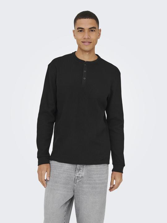 Immagine prodotto Only & Sons Onstobie Reg Ls Henley Tee Noos (S)