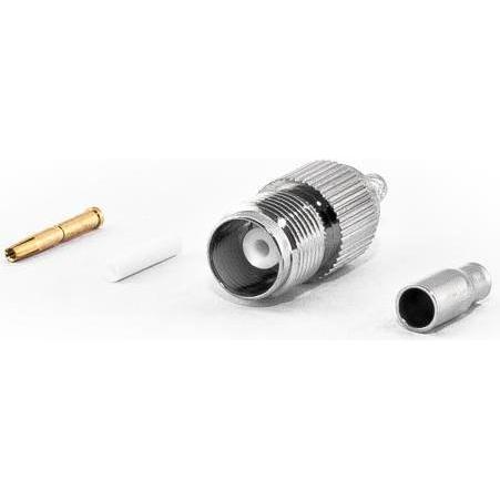 Varia TNC-Buchse für RG316 Kabel, Crimp Version, Elektronikkabel + Stecker
