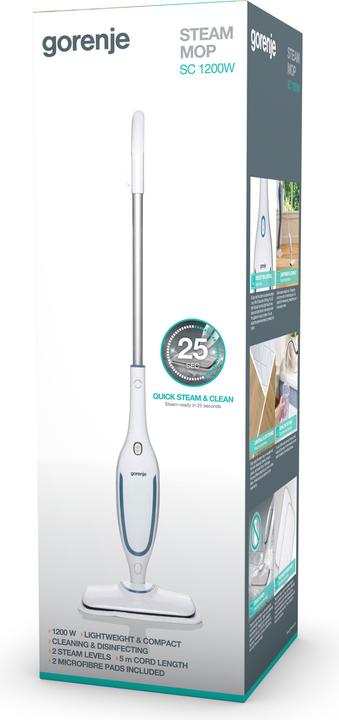 Actual product image Gorenje Small appliances SC 1200W WS STEAM CLEANER 350ML 1200W (1200 W)