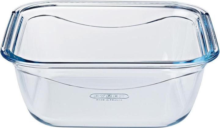 Produktbild Pyrex Cook & Go rectangular glass food storage container/roaster with airtight and leakproof 4 clip (0.80 l)