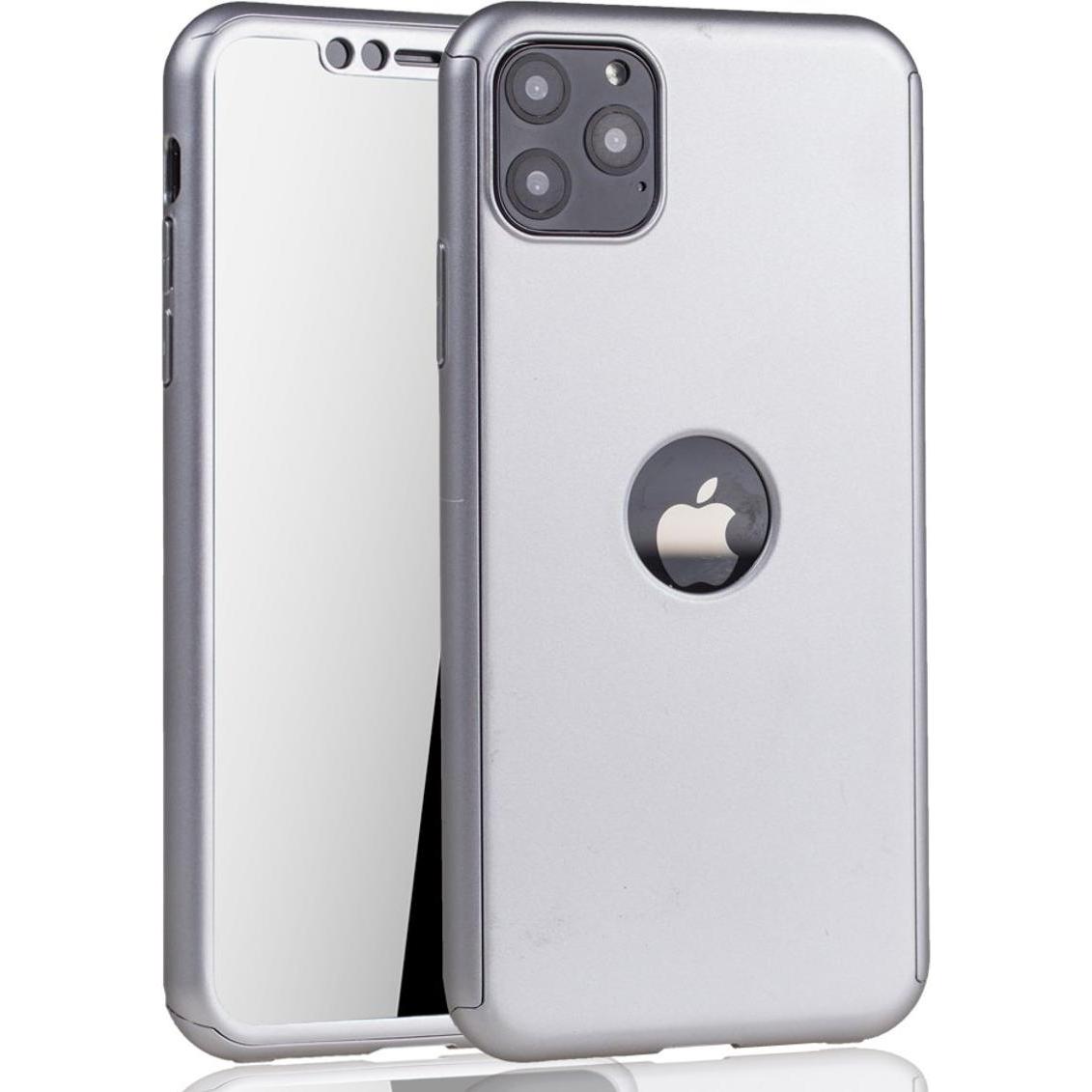 Thumbnail - König Design Hülle Handy Schutz für Apple iPhone 11 Pro Full Case Cover Displayschutz Silber (Apple iPhone 11 Pro), Smar...