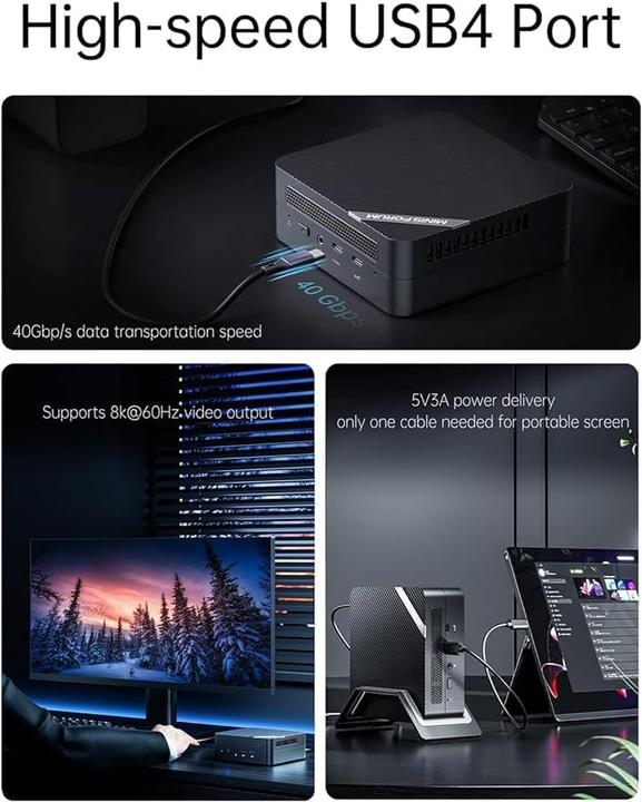 Image du produit Minisforum UM790 Pro (1000 Go, 32 Go, Radeon 780M)