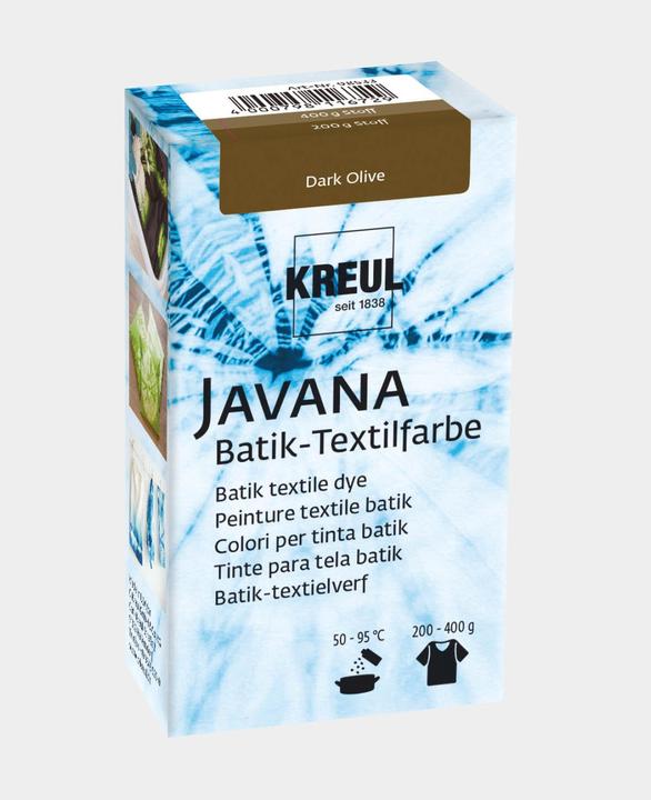 Actual product image Kreul Batik Textile Dye Dark Olive 70 g