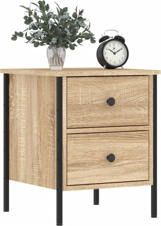 Image du produit VidaXL Tables de chevet 2 pcs. chêne Sonoma 40x42x50 cm bois composite (40 x 42 x 50 cm)