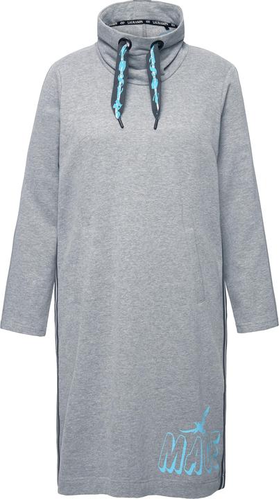 Actual product image Laurasøn Graphic Lettering Long Sleeve High Collared Dress (3XL)