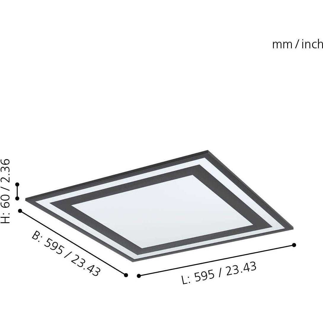 Thumbnail - EGLO, Wandleuchte + Deckenleuchte, 99039 (4600 lm)