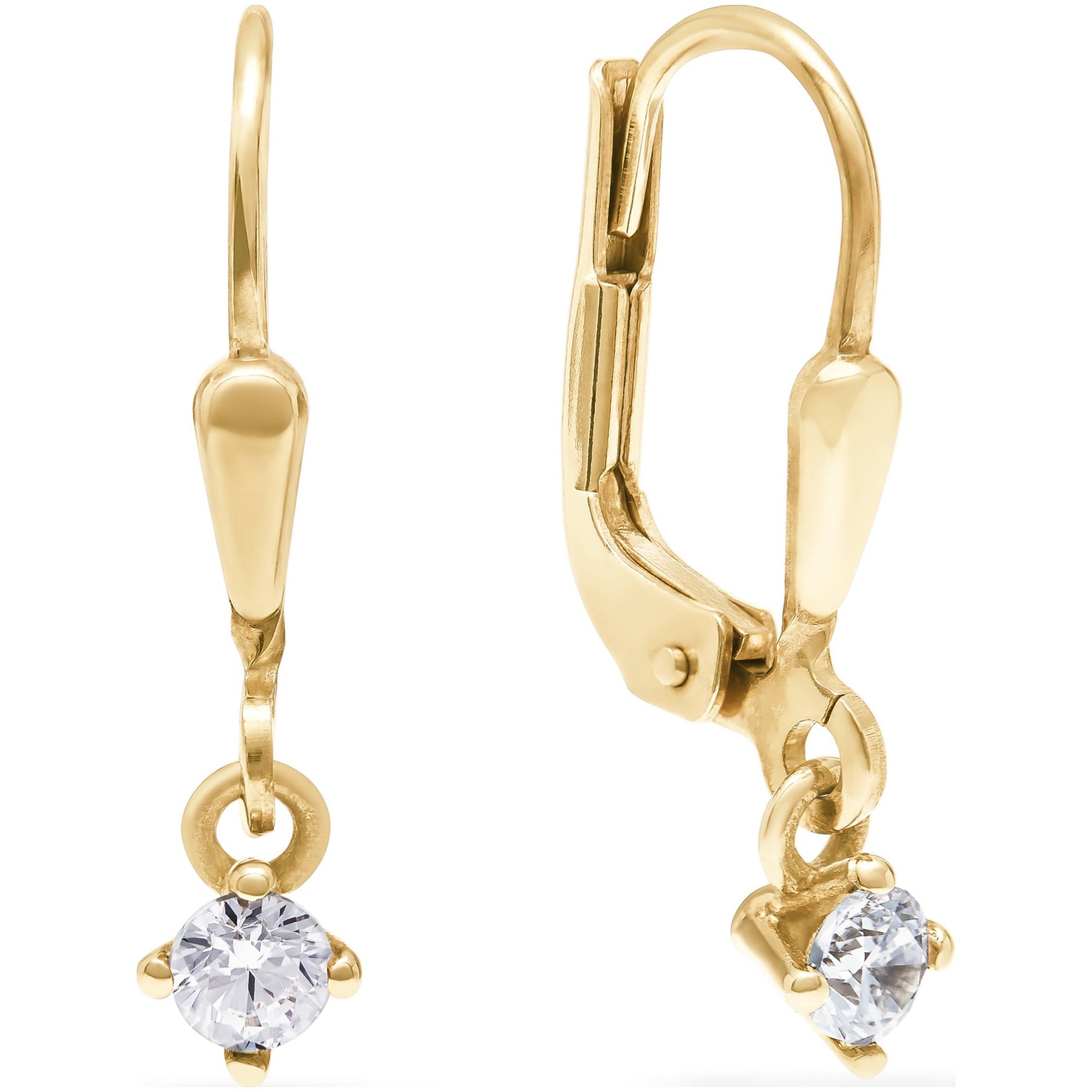 Favs, Ohrringe, Ohrhänger, (375er Gelbgold)