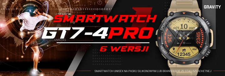 Produktbild Gravity MÄNNLICH GT7-4 PRO – ANRUFE TÄTIGEN, PULSE OX (sg018d)