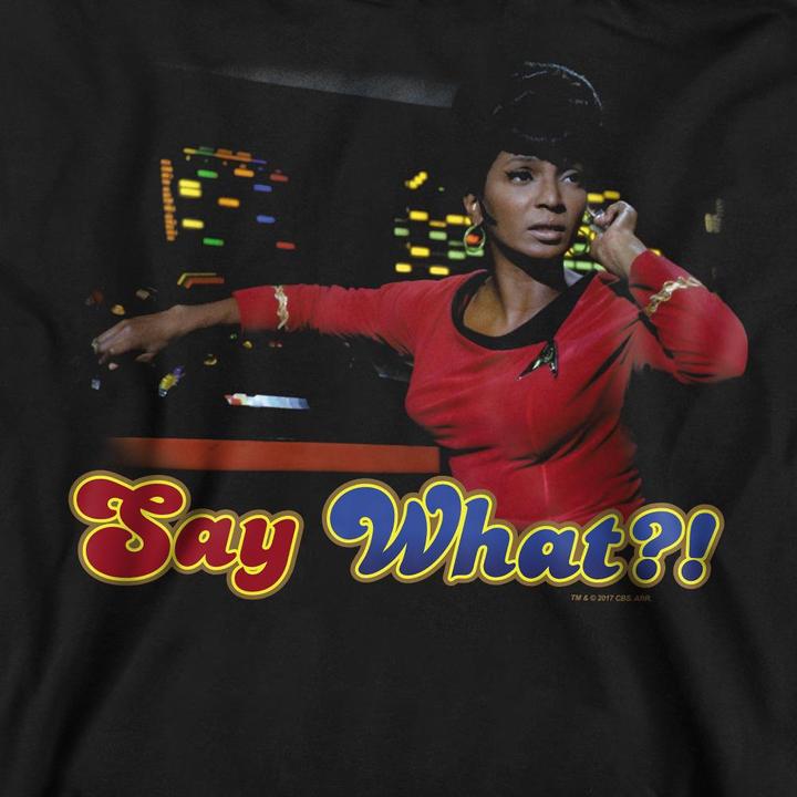 Actual product image Unisex Adult Say What Sweatshirt (XL)