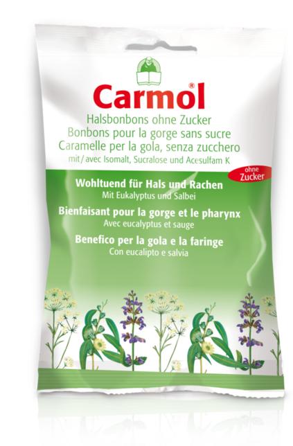 Actual product image Carmol Neck sweets without sugar tray