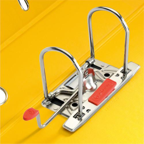 Produktbild Herlitz Ordner maX.file protect plus, Rückenbr.: 80 mm, gelb DIN A4, Voll-PP-Kunststoffbezug, Kantenschutz (A4, 80 mm, 1 Stück)