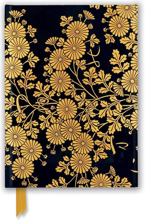 Uematsu Hobi : Boîte décorée de chrysanthèmes (Foiled Journal)