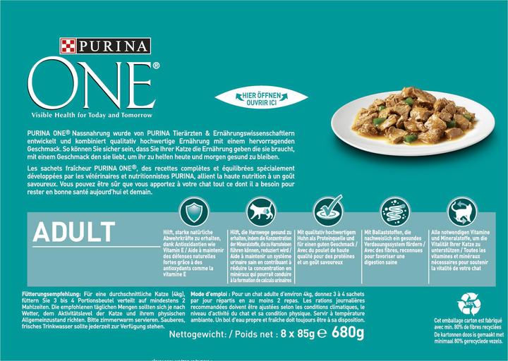 Image du produit Purina ONE Poulet (Adulte, 8 pcs, 680 g)