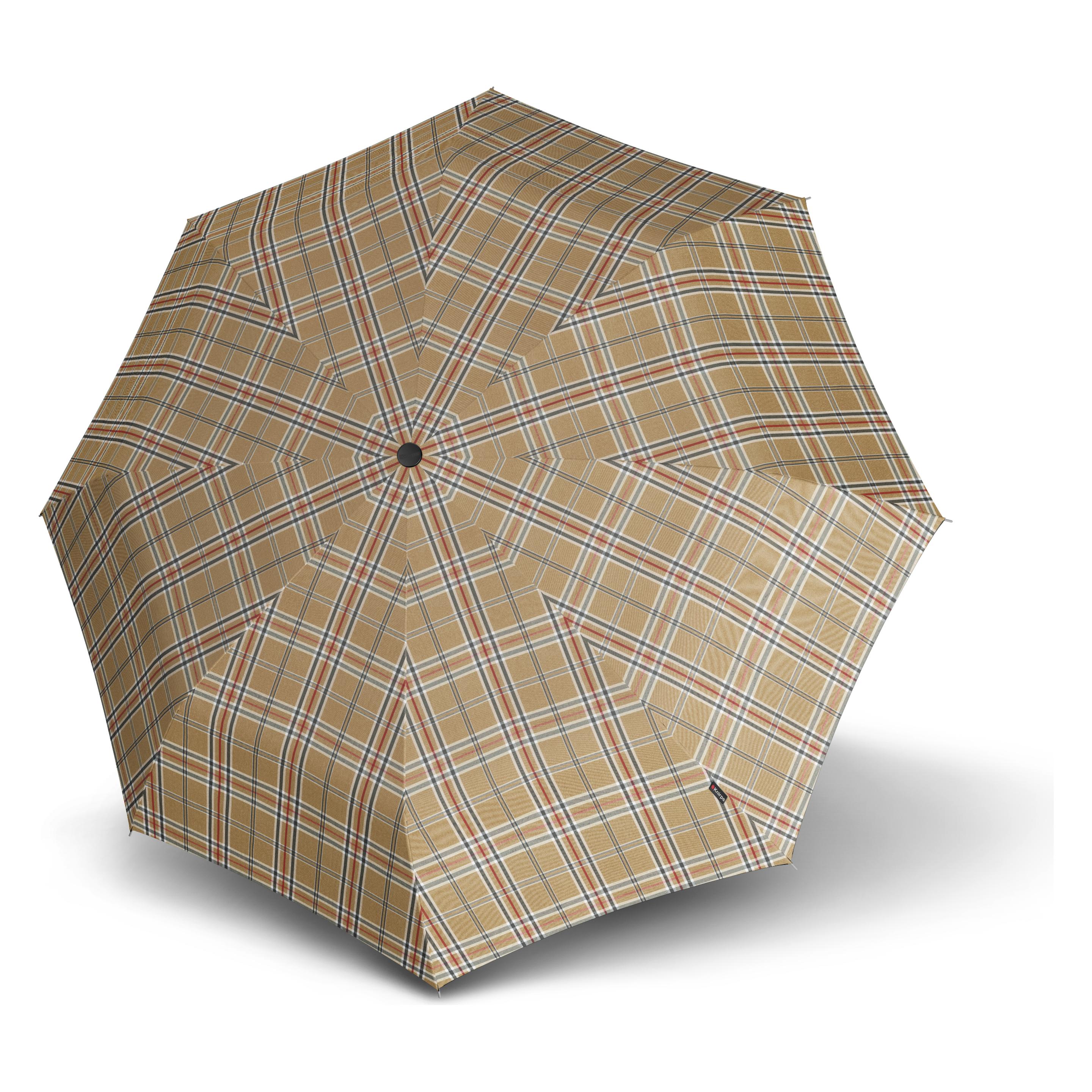 Knirps, Damen, Regenschirm, Taschenschirm Beige, Beige