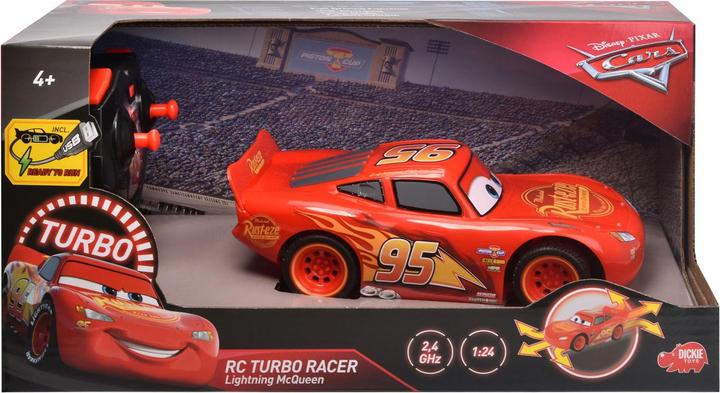 Actual product image Dickie RC Cars 3 Lightning McQueen Turbo Racer