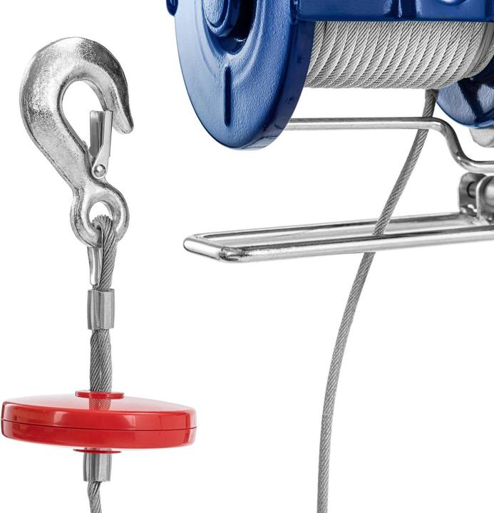 Produktbild MSW Seilwinde 800Kg Seilzug Hebezug Winde Motorwinde 230V Seilhebezug Flaschenzug
