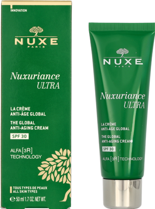 Produktbild Nuxe Nuxuriance Ultra Sun Protection Factor 30 Crème A Âge Globale 50 ml (Sonnencreme, SPF 30, 50 ml, 73 g)